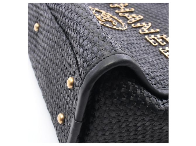 Borsa Tote Chanel Deauville Nero - vista 6