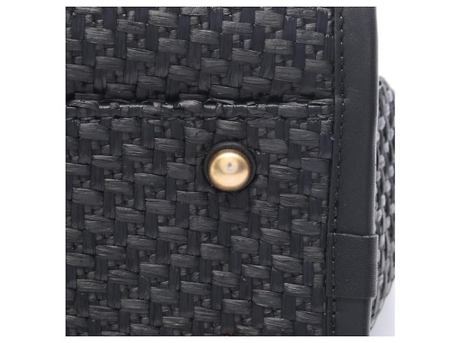 Borsa Tote Chanel Deauville Nero - vista 7