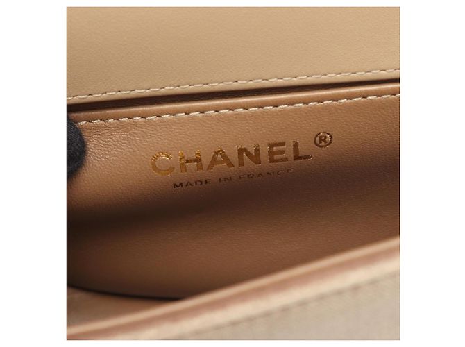 Borsa a Spalla Chanel Boy Small Cachi - vista 4