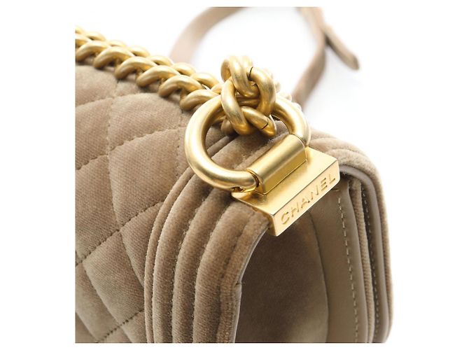 Borsa a Spalla Chanel Boy Small Cachi - vista 6