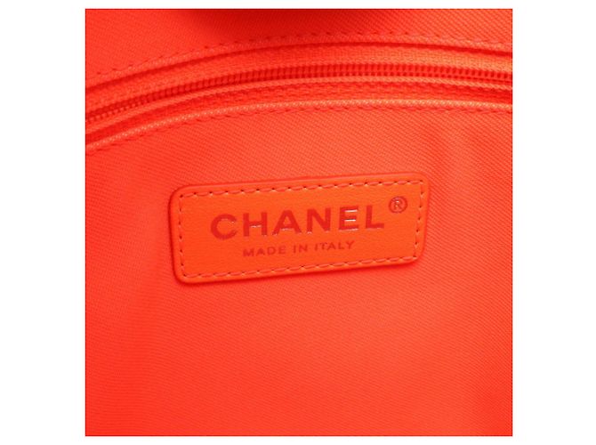 Borsa Tote Chanel Deauville PM Rosso Blu - vista 4