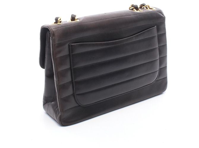 Borsa a tracolla Chanel Mademoiselle Large Coco Mark Nero - vista 2