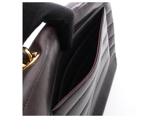 Borsa a tracolla Chanel Mademoiselle Large Coco Mark Nero - vista 6