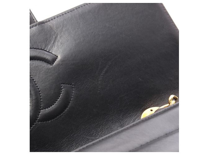 Borsa a tracolla Chanel Mademoiselle Large Coco Mark Nero - vista 7