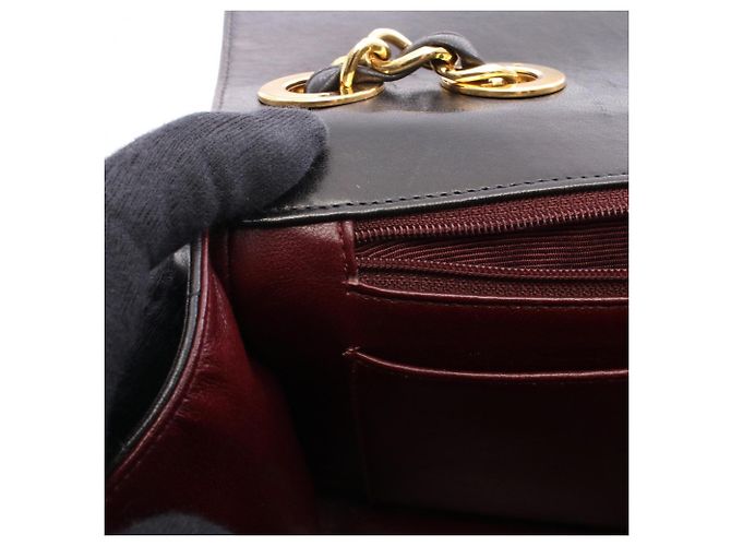 Borsa a tracolla Chanel Mademoiselle Large Coco Mark Nero - vista 9