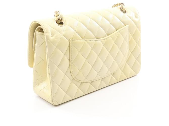 Borsa a Spalla Chanel Matelassé Double Flap Gradient Giallo - vista 2