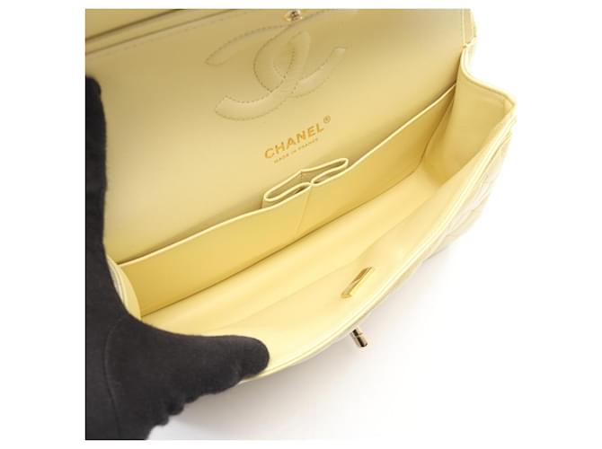 Borsa a Spalla Chanel Matelassé Double Flap Gradient Giallo - vista 3