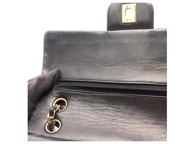 Timeless Borsa a Spalla Chanel Matelassé Double Flap Nero - vista 10