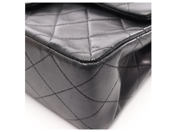 Timeless Borsa a Spalla Chanel Matelassé Double Flap Nero - vista 12