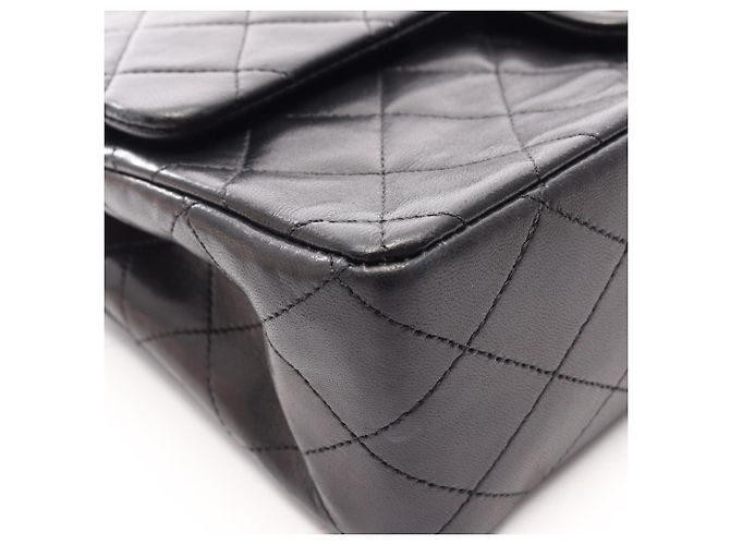 Timeless Borsa a Spalla Chanel Matelassé Double Flap Nero - vista 13