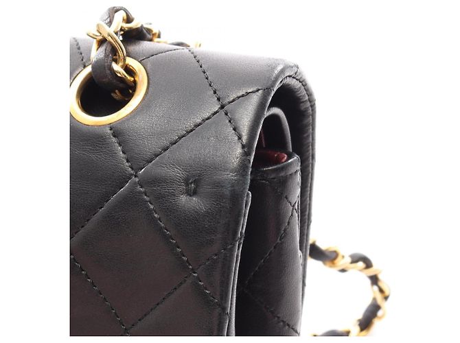 Timeless Borsa a Spalla Chanel Matelassé Double Flap Nero - vista 17