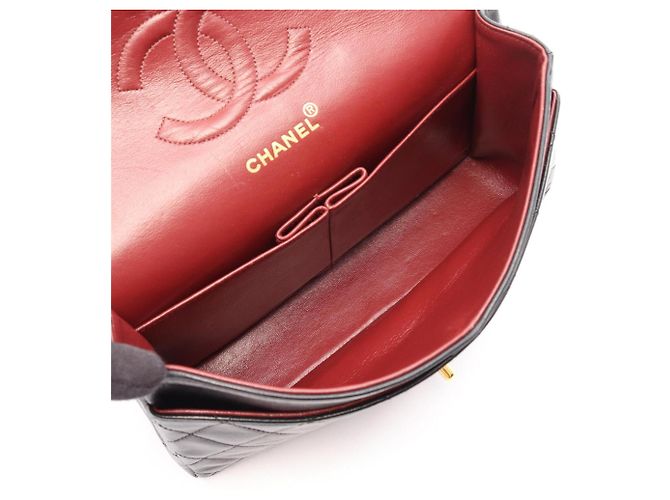 Timeless Borsa a Spalla Chanel Matelassé Double Flap Nero - vista 3