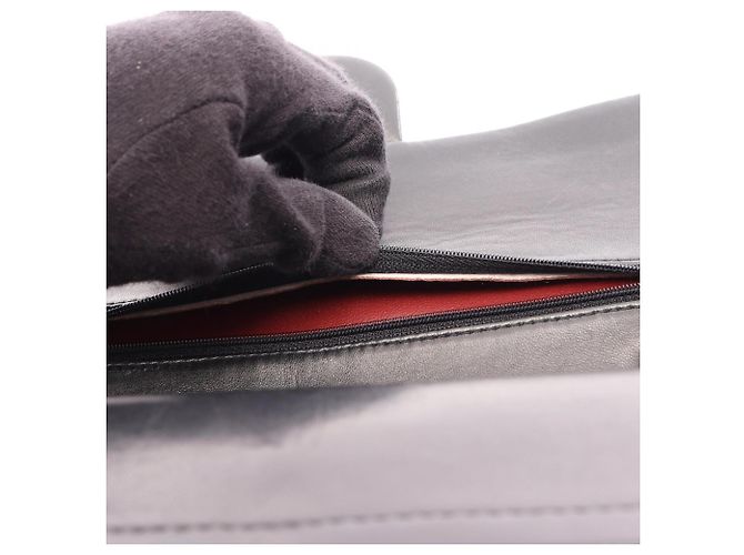 Timeless Borsa a Spalla Chanel Matelassé Double Flap Nero - vista 8