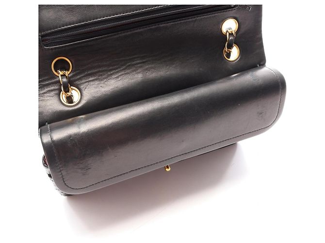 Timeless Borsa a Spalla Chanel Matelassé Double Flap Nero - vista 9