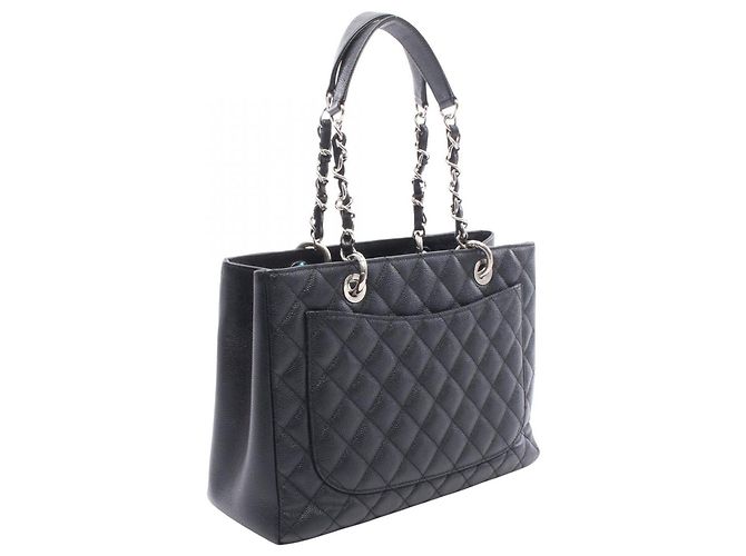 Borsa Tote Chanel Matelassé Grand Shopping Nero - vista 2