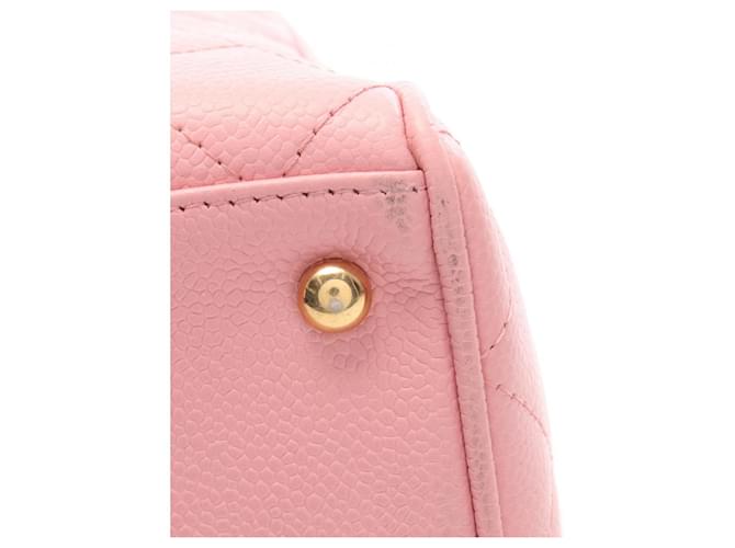 Borsa Bowling Chanel Matelassé Coco Mark Rosa - vista 11