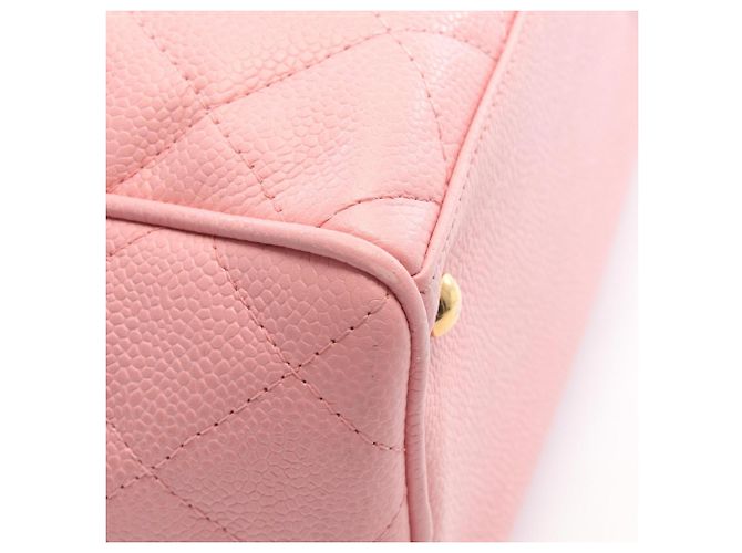 Borsa Bowling Chanel Matelassé Coco Mark Rosa - vista 12
