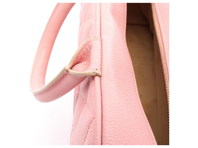 Borsa Bowling Chanel Matelassé Coco Mark Rosa - vista 8