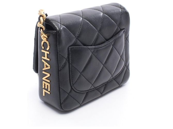 Chanel Matelassé Handtasche Schwarz - Ansicht 2