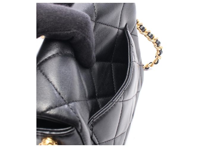 Chanel Matelassé Handtasche Schwarz - Ansicht 6