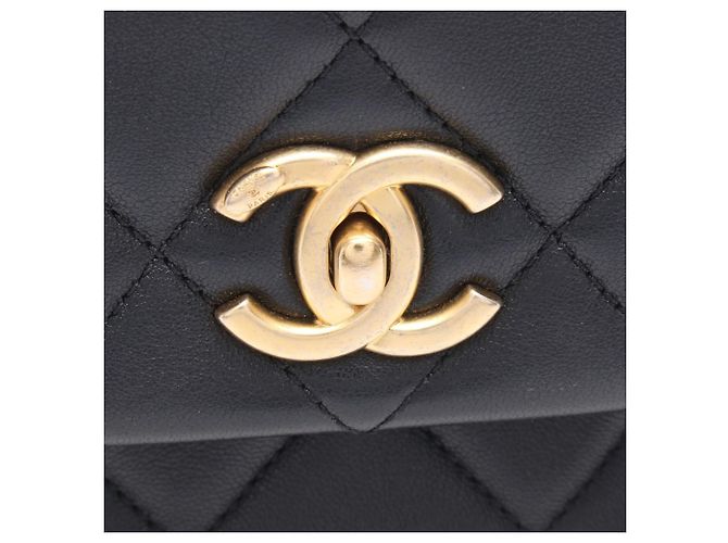 Chanel Matelassé Handtasche Schwarz - Ansicht 9