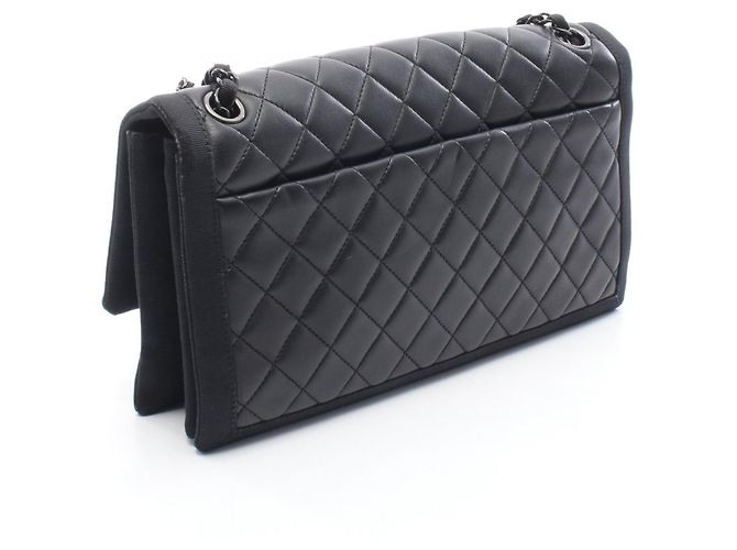 Borsa a Spalla Chanel Matelassé Nero - vista 2