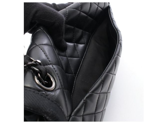 Borsa a Spalla Chanel Matelassé Nero - vista 6