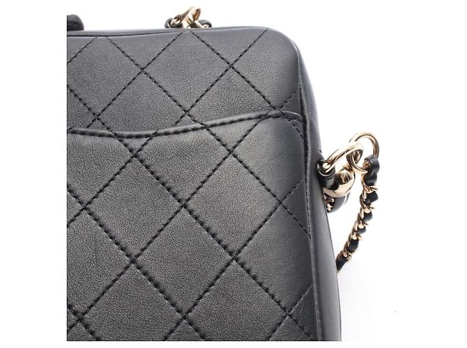 Borsa a Spalla Chanel Matelassé Nero - vista 6