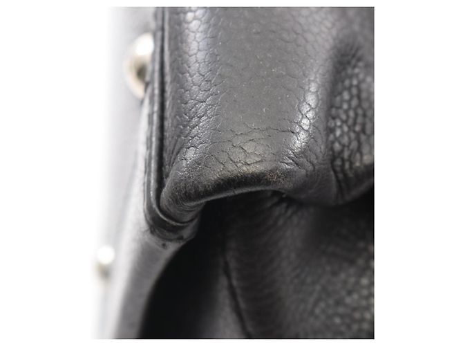 Timeless Borsa Tote Chanel Matelassé Large Coco Mark Nero - vista 9