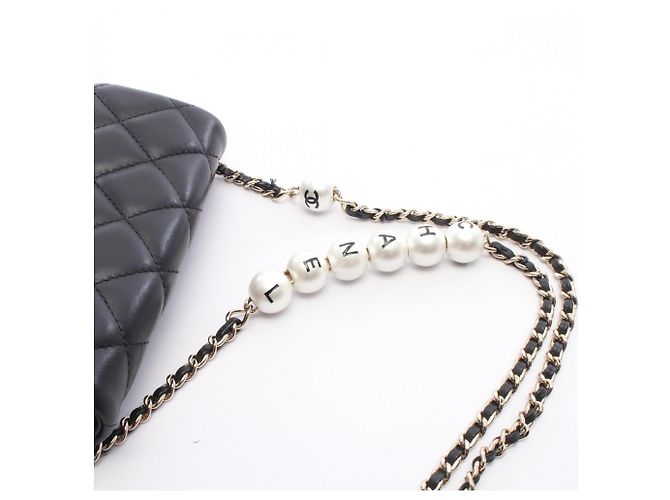 Timeless Borsa a Spalla Chanel Matelassé Small Flap Nero - vista 13