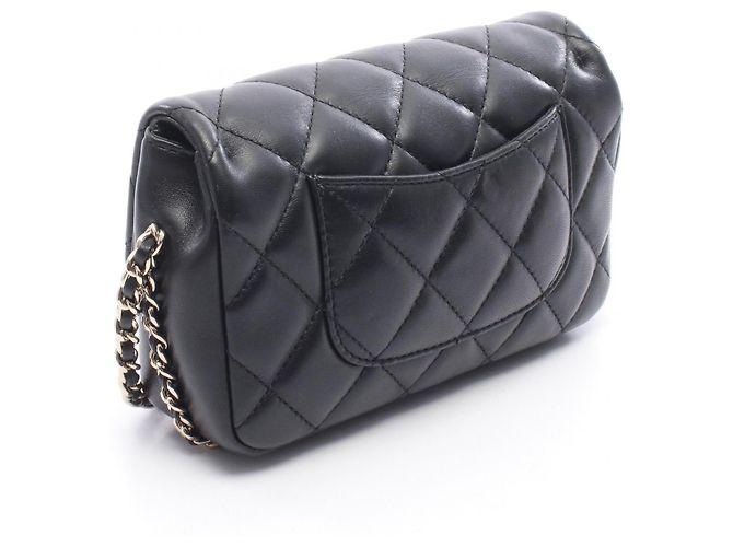 Timeless Borsa a Spalla Chanel Matelassé Small Flap Nero - vista 2