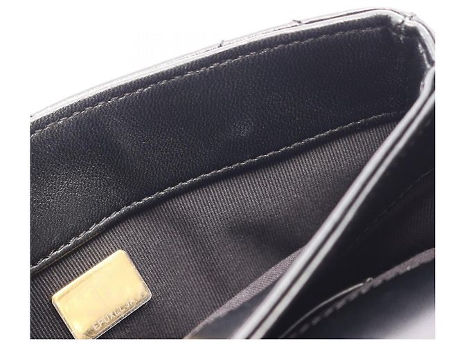 Borsa a Spalla Chanel Matelassé Small Flap Nero - vista 6