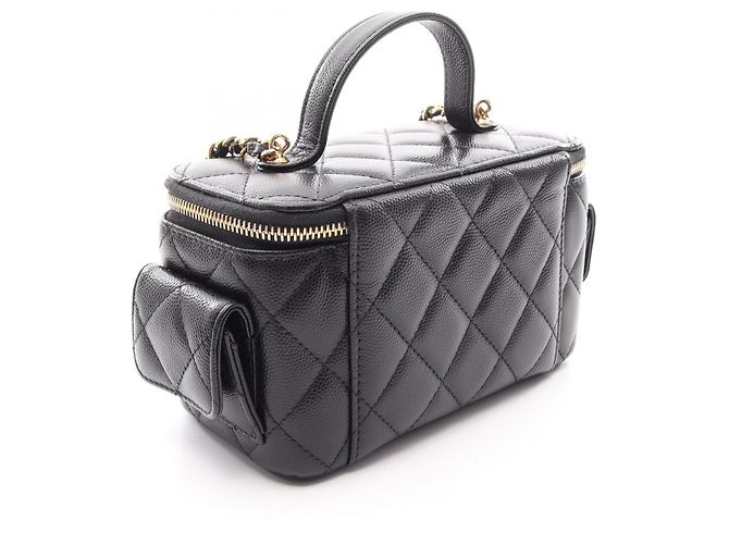 Vanity Beauty Case Matelassé Chanel Nero - vista 2