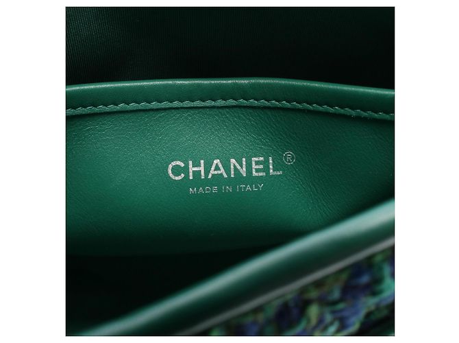 Borsa Hobo Matelassé Chanel Blu Multicolore Verde - vista 4