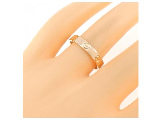 Anello Mini Love di Cartier in oro rosa - vista 4