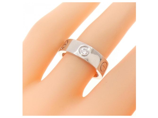 Cartier Love Ring mit halbem Diamanten - Ansicht 5