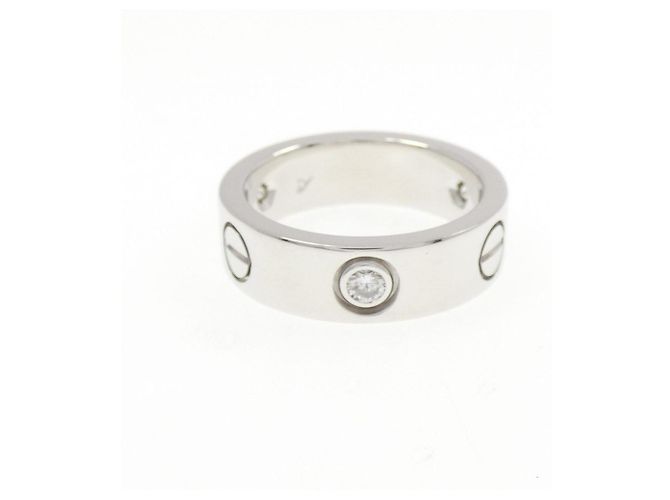Cartier Love Ring mit halben Diamanten - Ansicht 2