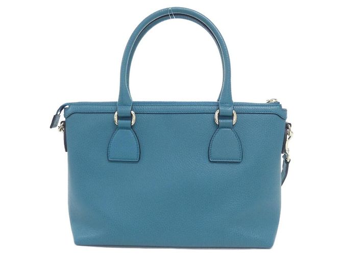 Borsa a mano Gucci in pelle azzurro chiaro Blu chiaro - vista 2