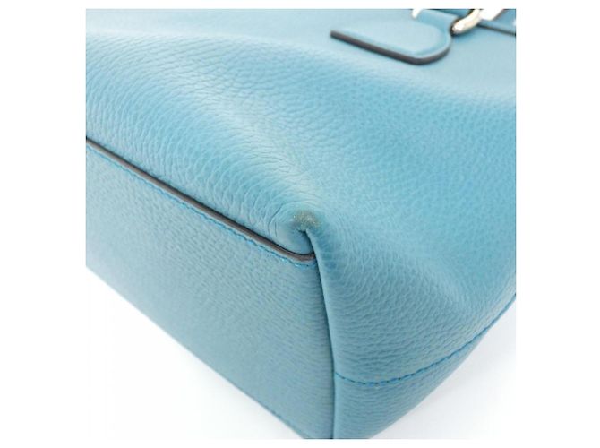 Borsa a mano Gucci in pelle azzurro chiaro Blu chiaro - vista 3