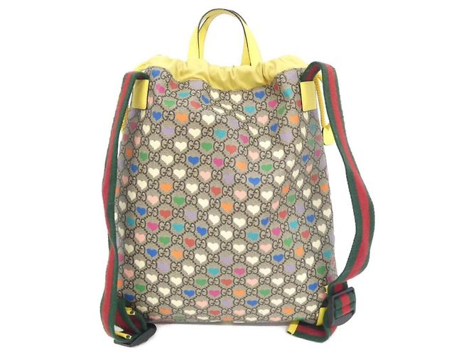 Zaino Gucci per bambini 550775 Beige Giallo - vista 2