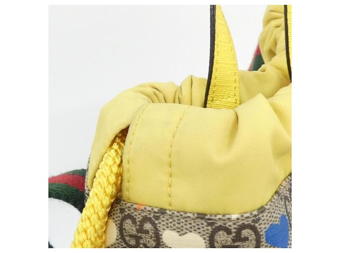 Zaino Gucci per bambini 550775 Beige Giallo - vista 4