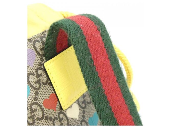 Zaino Gucci per bambini 550775 Beige Giallo - vista 6