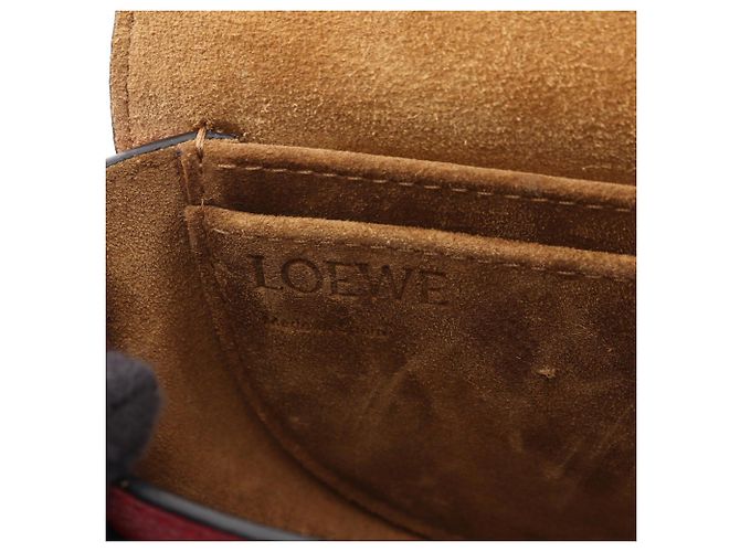 Loewe Gate Mini Schultertasche Rot Bordeaux - Ansicht 4