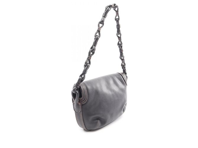 Borsa a tracolla in pelle nera Loewe Nero - vista 2
