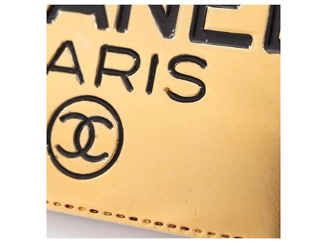 Spilla Logo Chanel placcata oro D'oro - vista 7