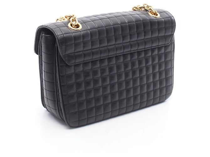 Céline Celine C Medium Schultertasche Schwarz - Ansicht 2