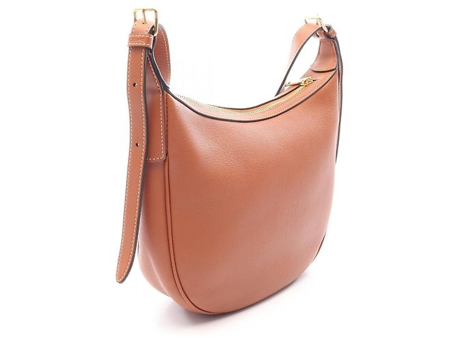 Céline Borsa a tracolla in pelle Celine Eloise Small Marrone - vista 2