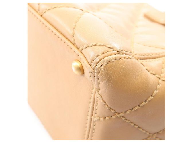 Borsa Tote Chanel Wild Stitch Beige - vista 10