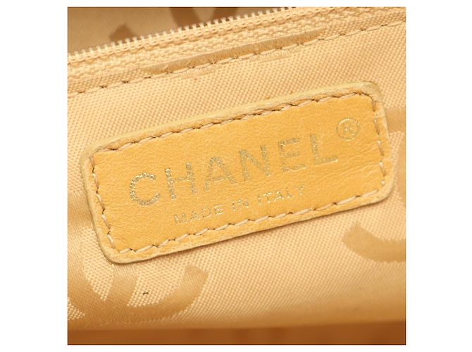 Borsa Tote Chanel Wild Stitch Beige - vista 4
