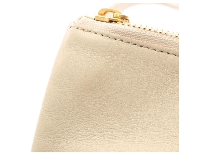 Céline Borsa a tracolla Celine TRIO LARGE Beige - vista 7